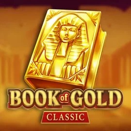 Book of Gold Classic slot logo by Playson at Level up CasinoBook of Gold Classic