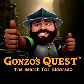 Gonzo's Quest slot logo by NetEnt at Level up CasinoGonzo's Quest