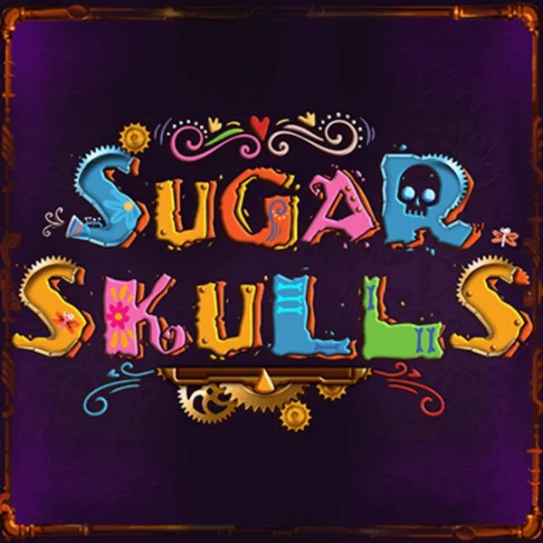 Sugar Skulls logo by Booming Games at Level up CasinoSugar Skulls