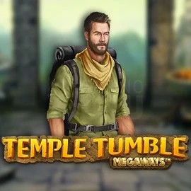 Logo of Temple Tumble Megaways from Relax Gaming at Level up Casino
